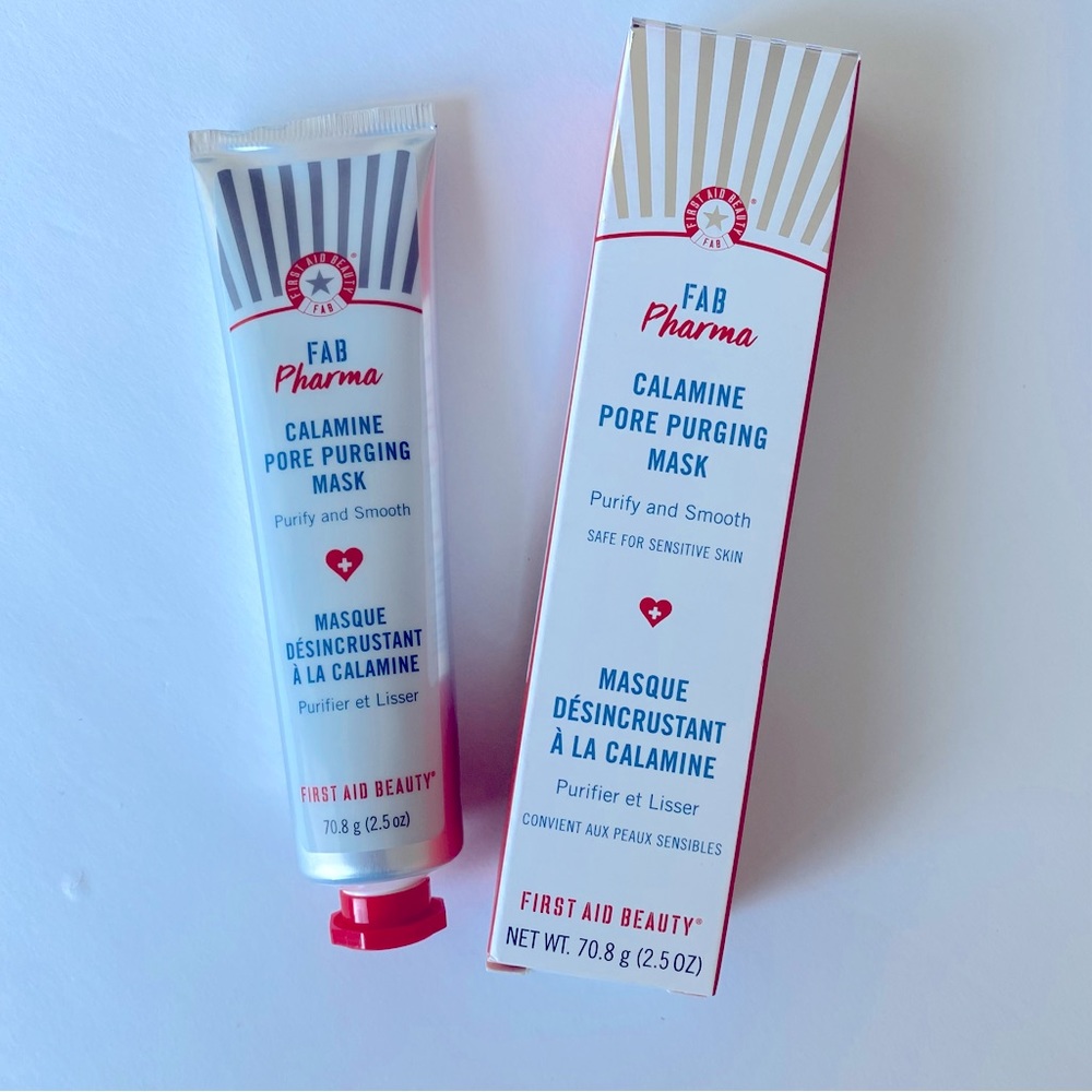 BRAND NEW First Aid Beauty FAB Pharma Calamine Pore Purging Mask
